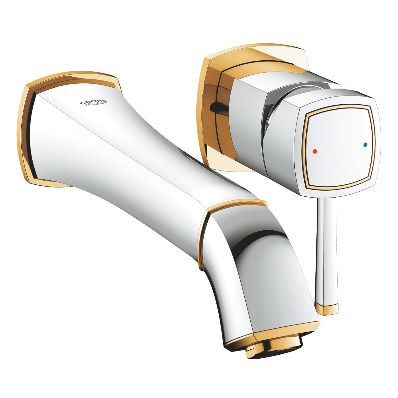 Vòi chậu nóng lạnh gắn tường 2 lỗ Grandera GROHE 19930000 - 4