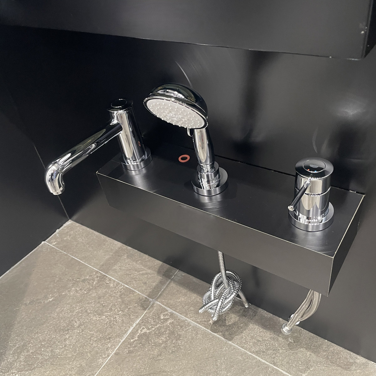 Vòi bồn tắm 3 lỗ nóng lạnh kèm tay sen BauClassic GROHE 2511800A - 6