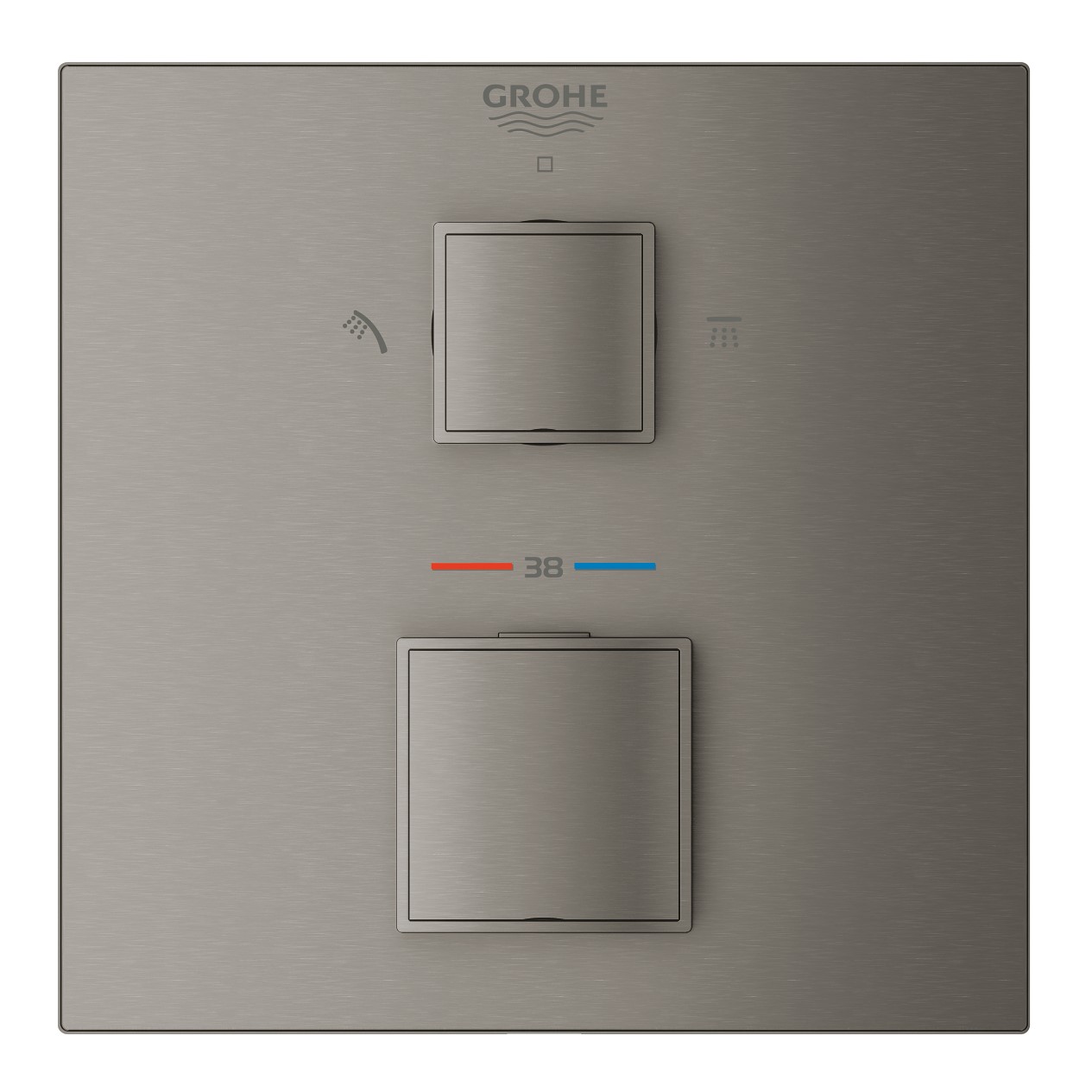 Van nhiệt độ kèm chuyển hướng 2 đường Grohtherm Cube GROHE 24154000 - 9