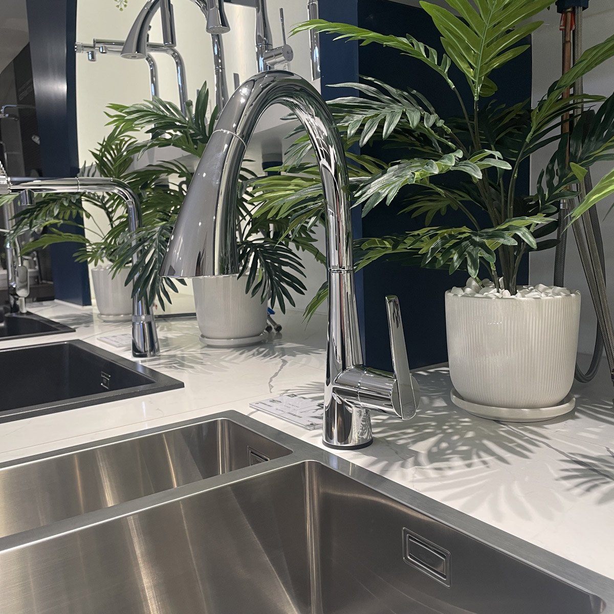 Vòi bếp cảm ứng dây rút nóng lạnh Zedra Touch GROHE 30219002 - 11