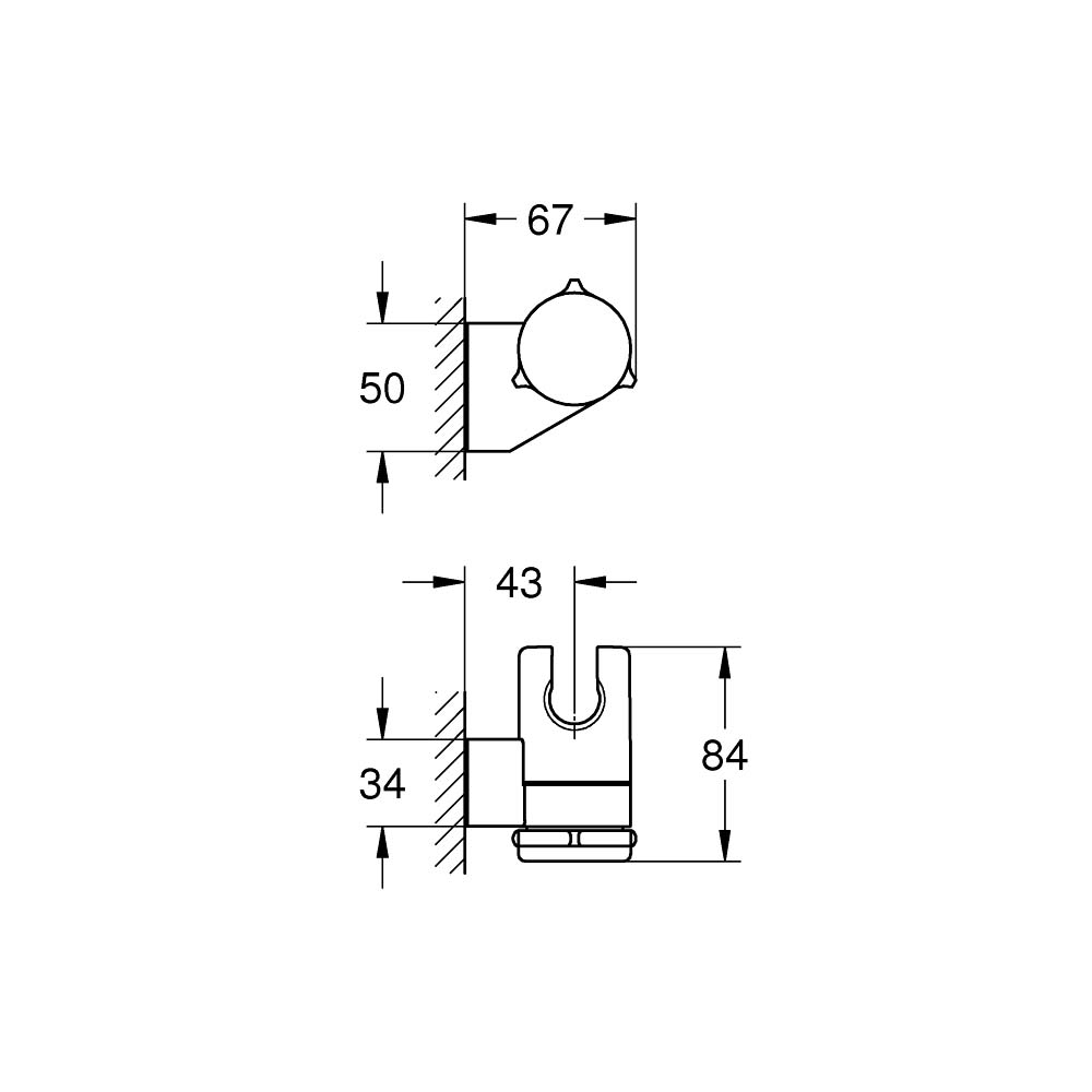 Gác sen tắm GROHE 27595000 Tempesta