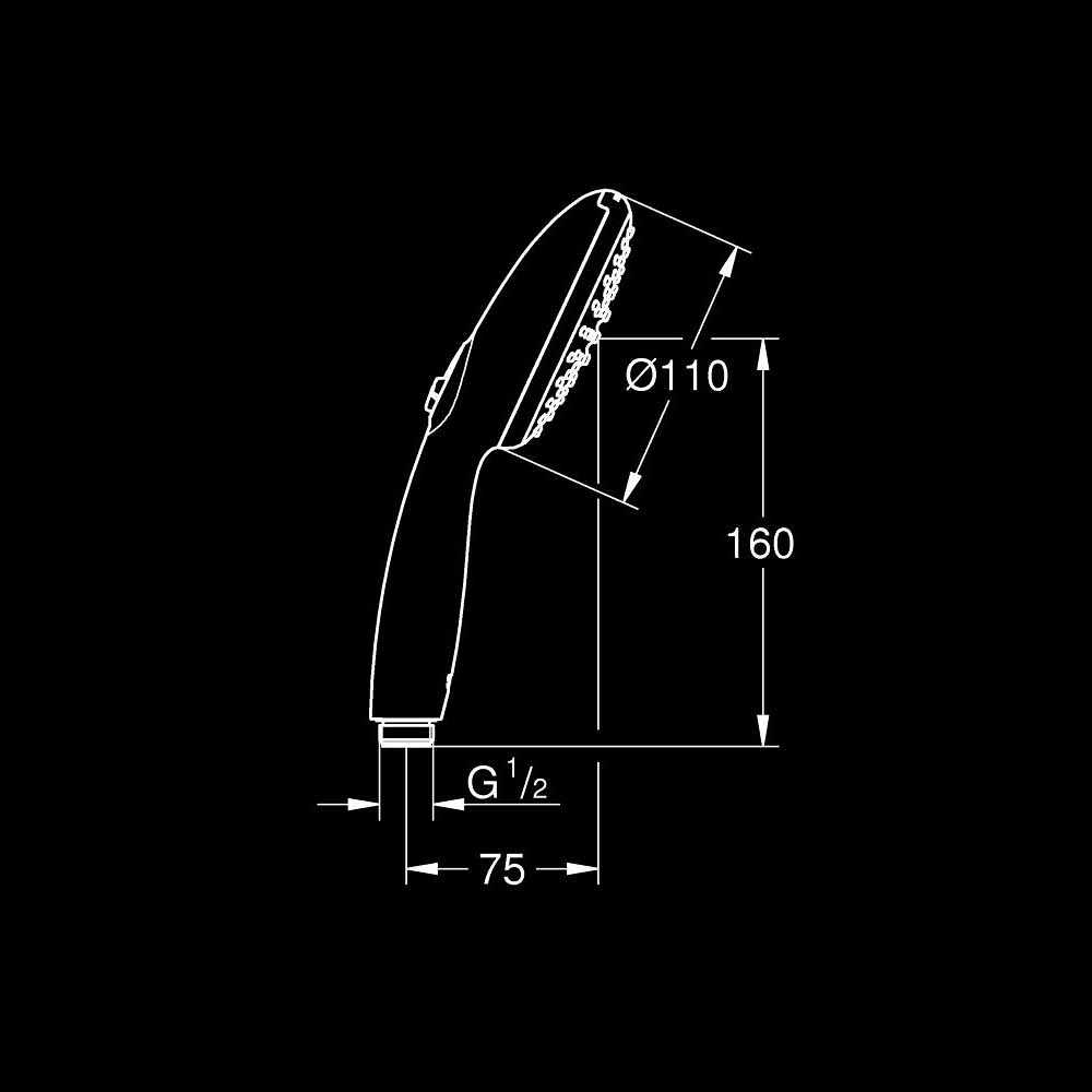 Tay sen tắm 2 chế độ Tempesta 110 GROHE 2759730E - 2