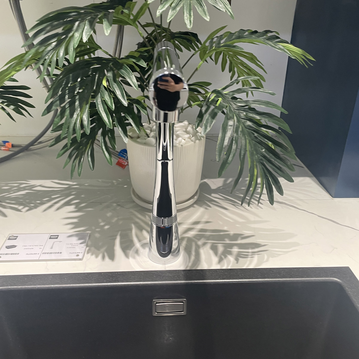 Vòi bếp dây rút nóng lạnh Zedra Smart Control GROHE 31593002 - 3