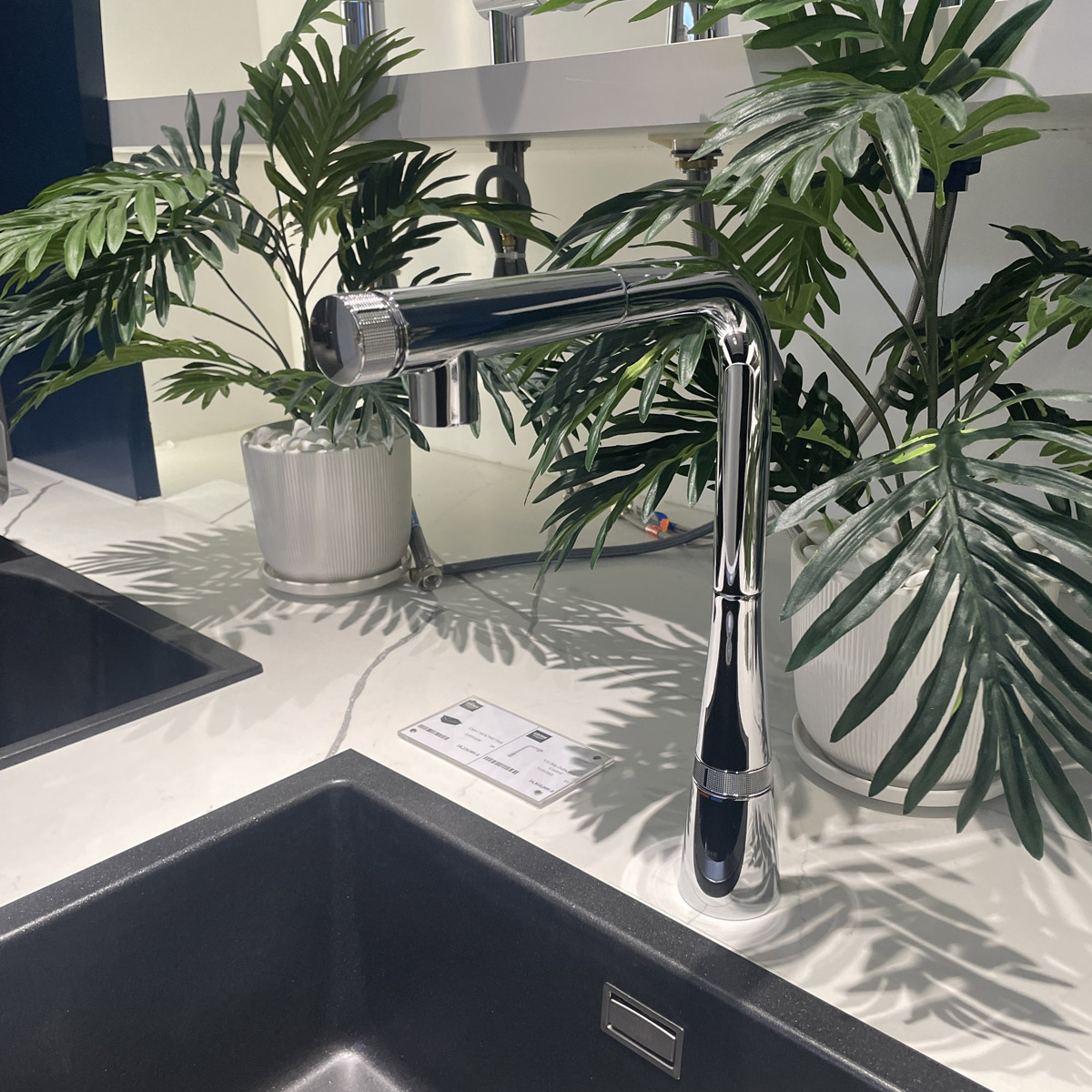 Vòi bếp dây rút nóng lạnh Zedra Smart Control GROHE 31593002 - 2
