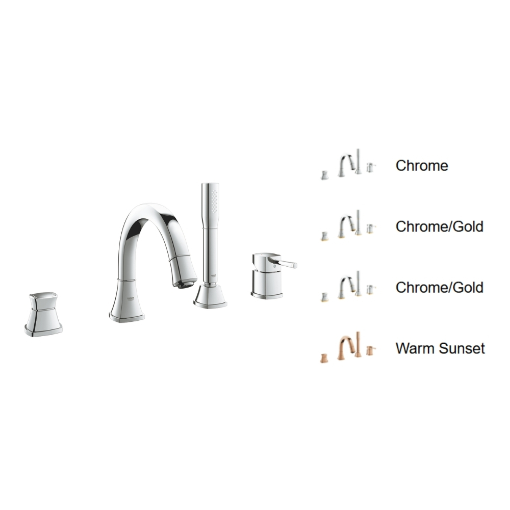Bộ vòi xả bồn 4 lỗ Grandera GROHE 19936IG0 - 2