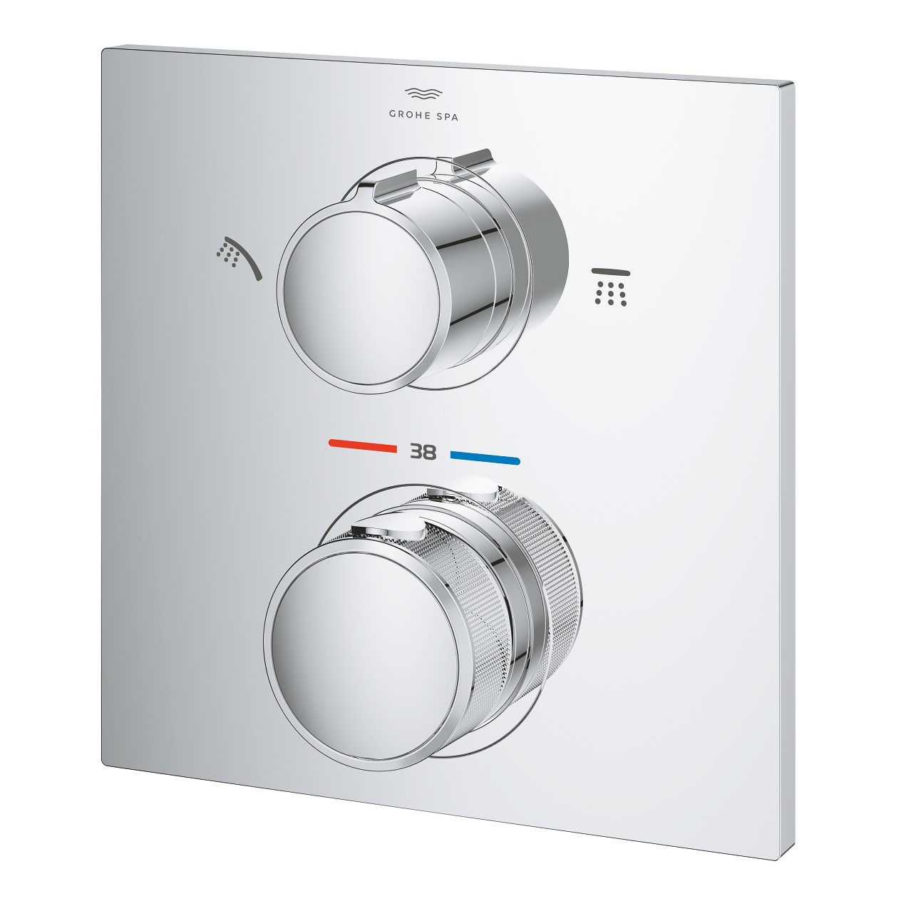 Van nhiệt độ kèm chuyển hướng 2 đường Allure GROHE 29181002 - 7