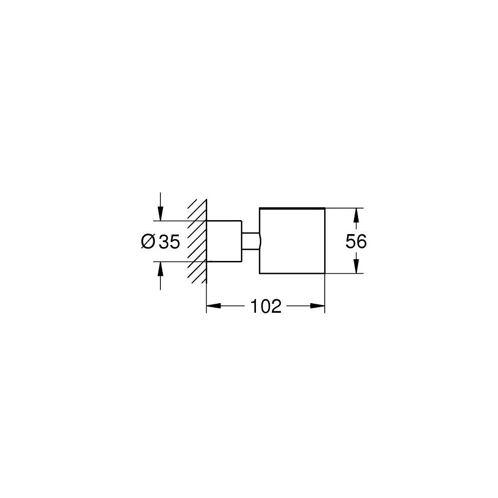 Giá đỡ ly thủy tinh hoặc dĩa và hộp xịt xà phòng Atrio GROHE 40304003