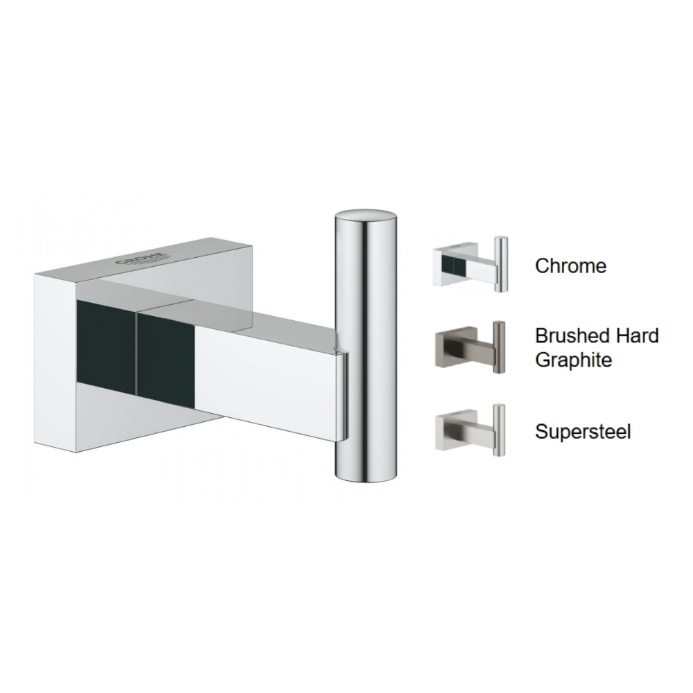 Móc treo áo gắn tường Essentials Cube GROHE 40511001 - 2