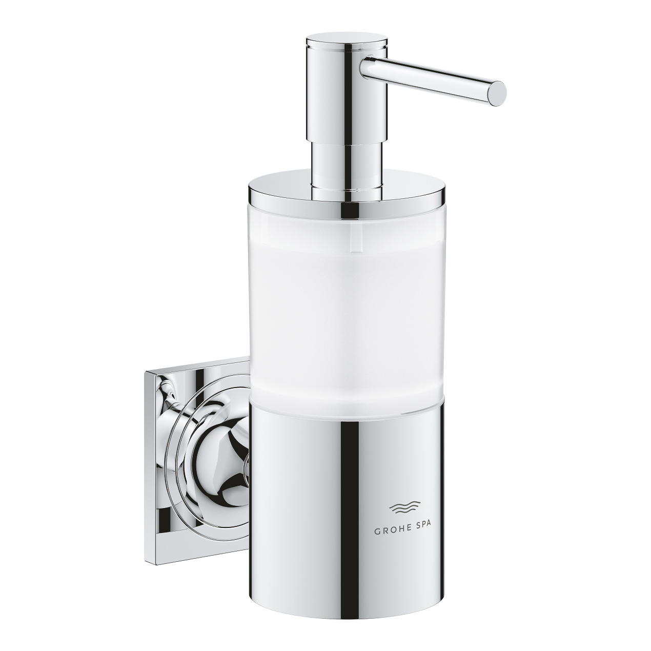 Giá đỡ ly thủy tinh hoặc dĩa và hộp xịt xà phòng Allure GROHE 40278001 - 7