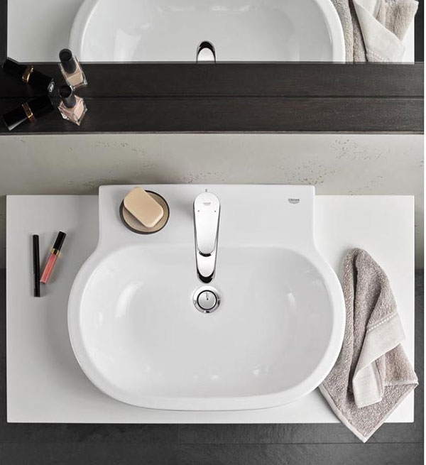 Chậu rửa mặt lavabo bán âm Eurocosmo 60cm GROHE 39291000 - 9