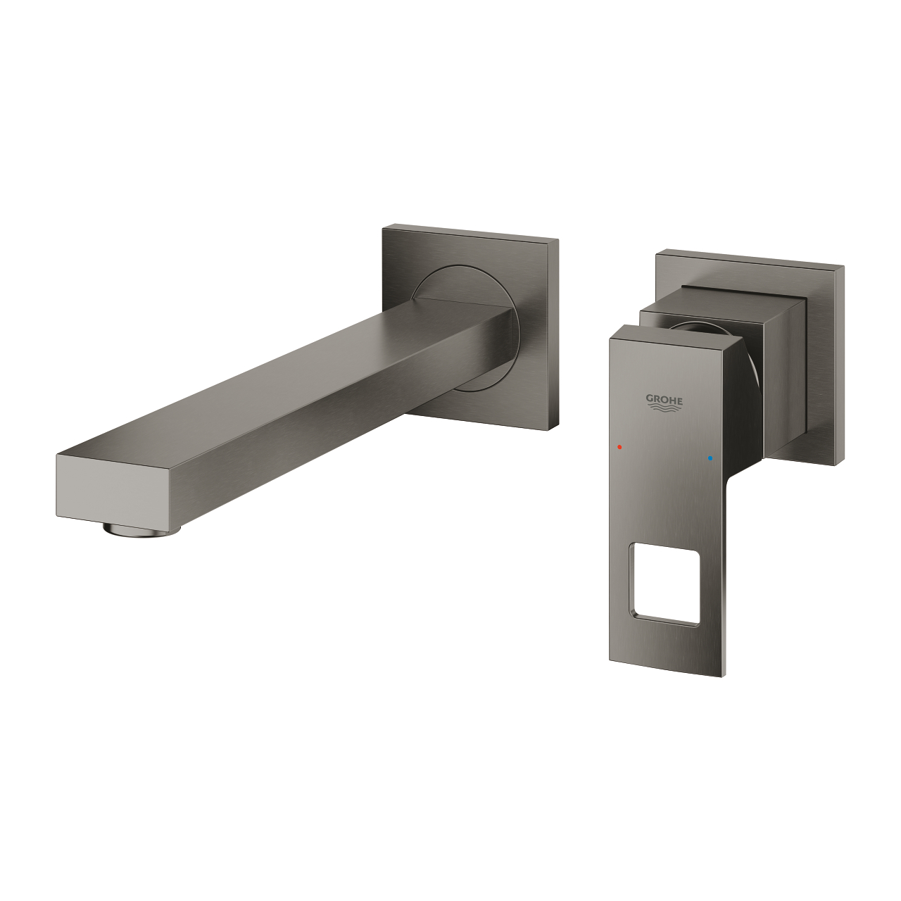 Vòi chậu nóng lạnh gắn tường 2 lỗ Eurocube GROHE 23447000 - 12