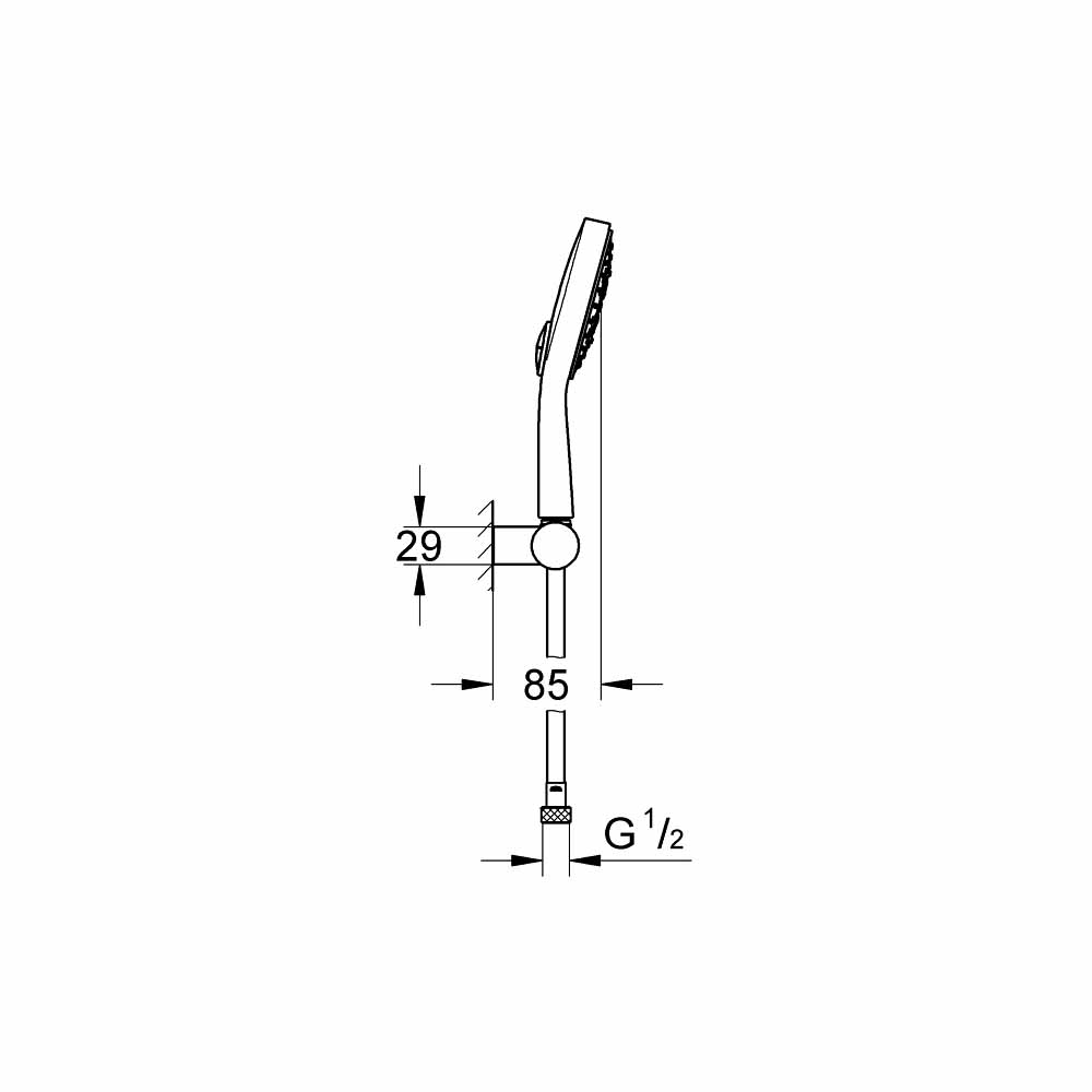 Bộ tay sen tắm Power&Soul Cosmopolitan 130 GROHE 27741000 - 2