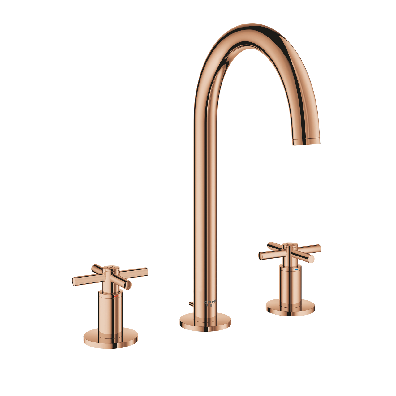 Vòi chậu nóng lạnh Atrio M-size 3 lỗ Grohe 20008003 - 8