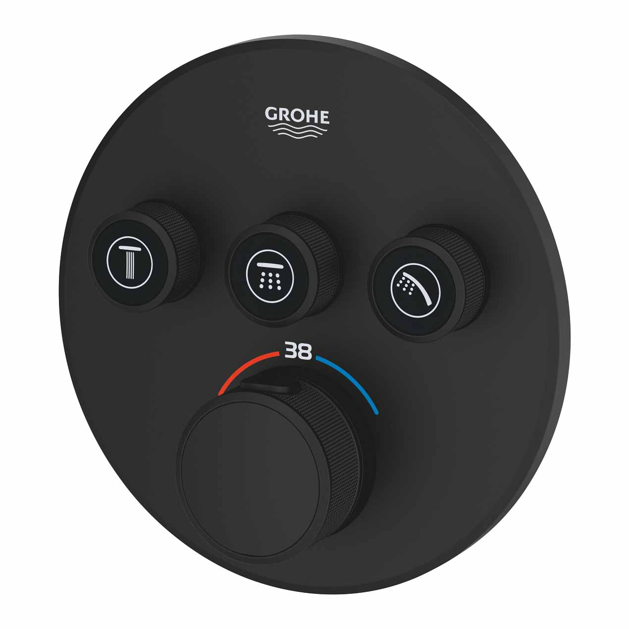 Van nhiệt độ kèm chuyển hướng 3 đường Grohtherm SmartControl GROHE 29508KF0 - 4