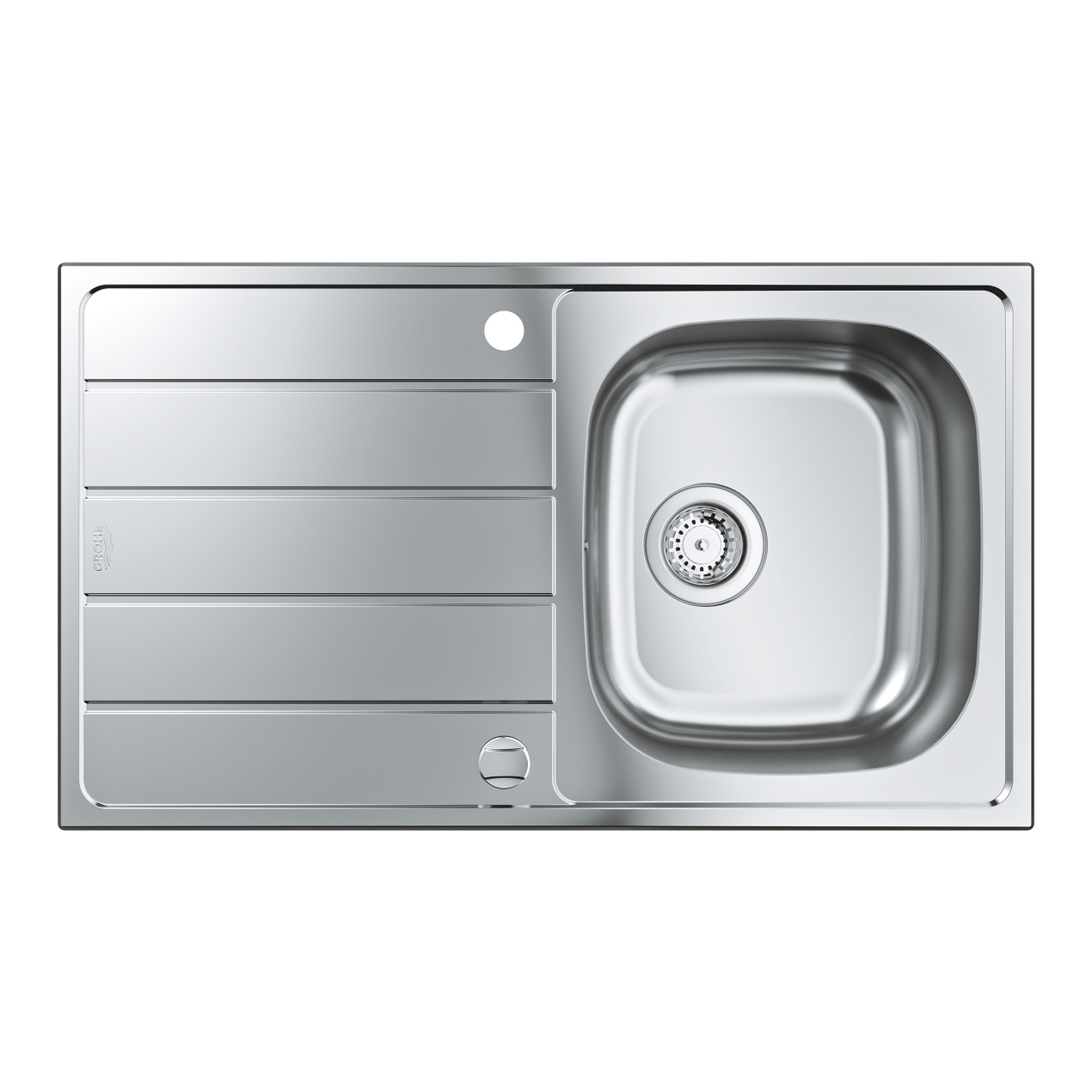 Chậu rửa chén 1 hộc cánh trái K200 GROHE 31552SD1 - 3