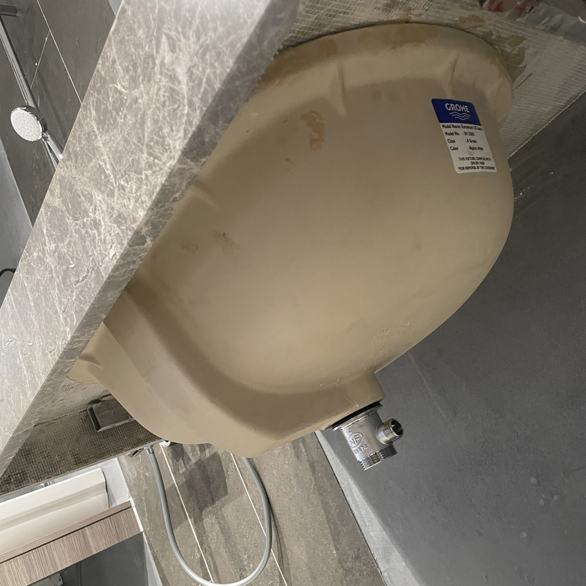 Chậu rửa mặt lavabo âm bàn GROHE 39125001 - 6