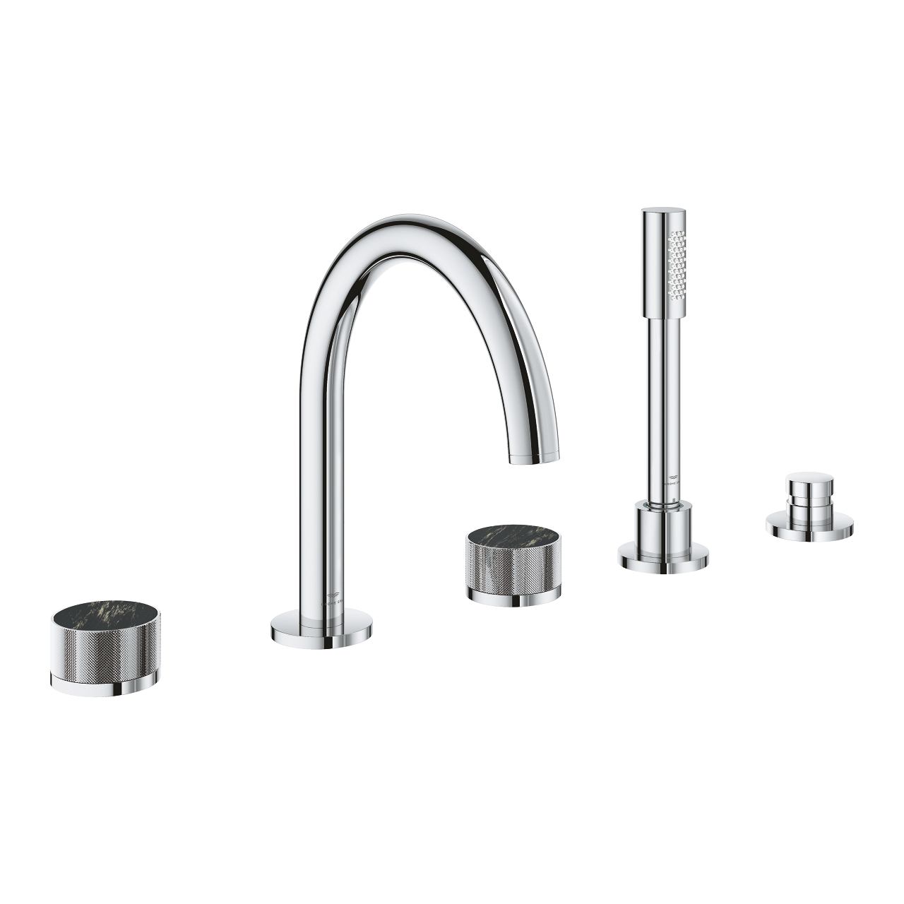 Vòi bồn tắm 5 lỗ nóng lạnh kèm tay sen Atrio GROHE 25226000 - 7