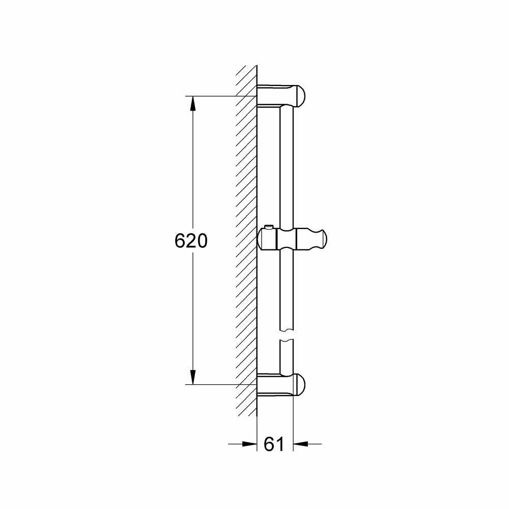 Thanh trượt tay sen Tempesta GROHE 27523000 - 2