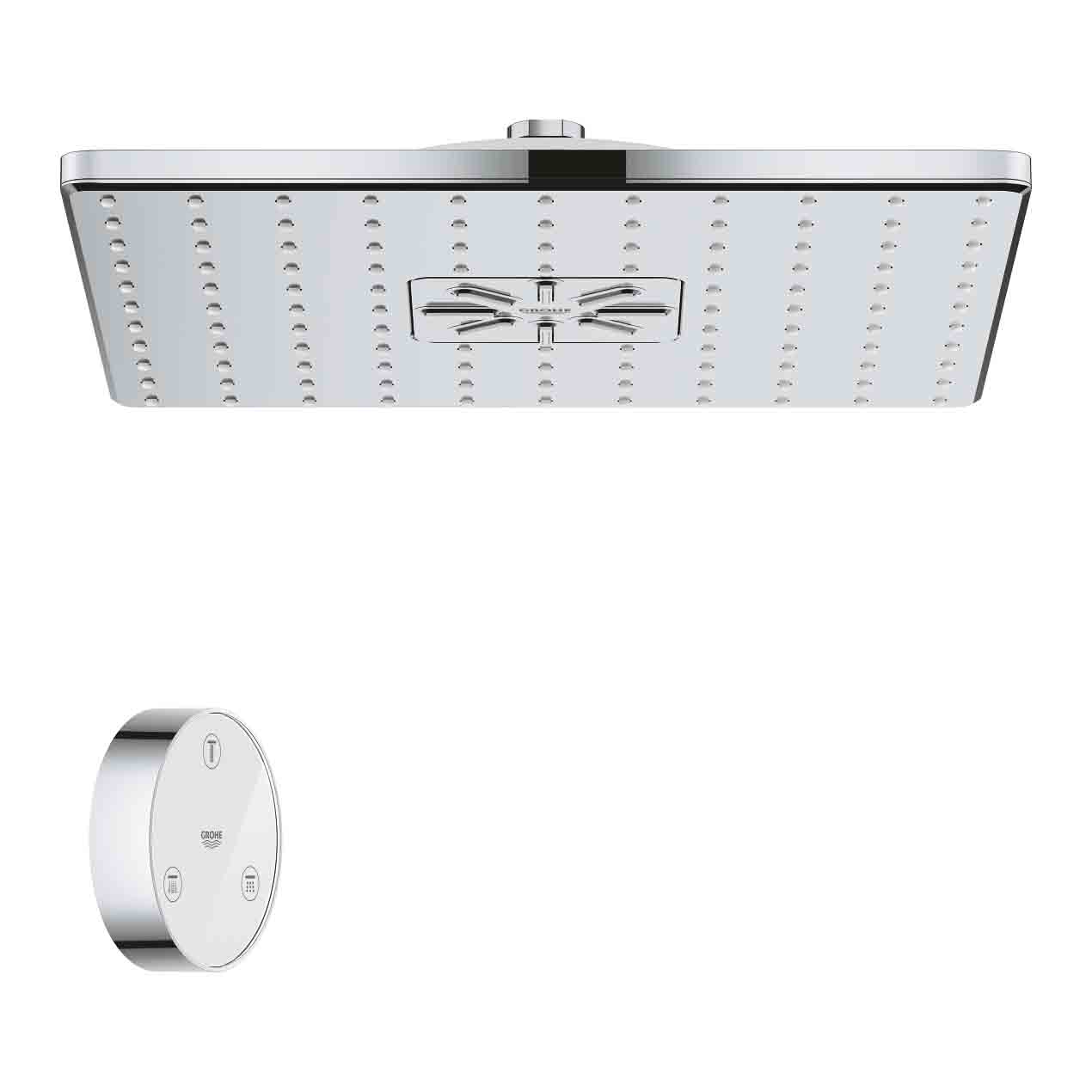 Bát sen tắm 2 chế độ kèm remote Rainshower SmartConnect 310 Cube GROHE 26645000 - 3