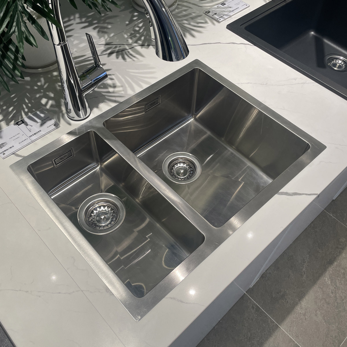 Chậu rửa chén 2 hộc K700U GROHE 31576SD1 - 12