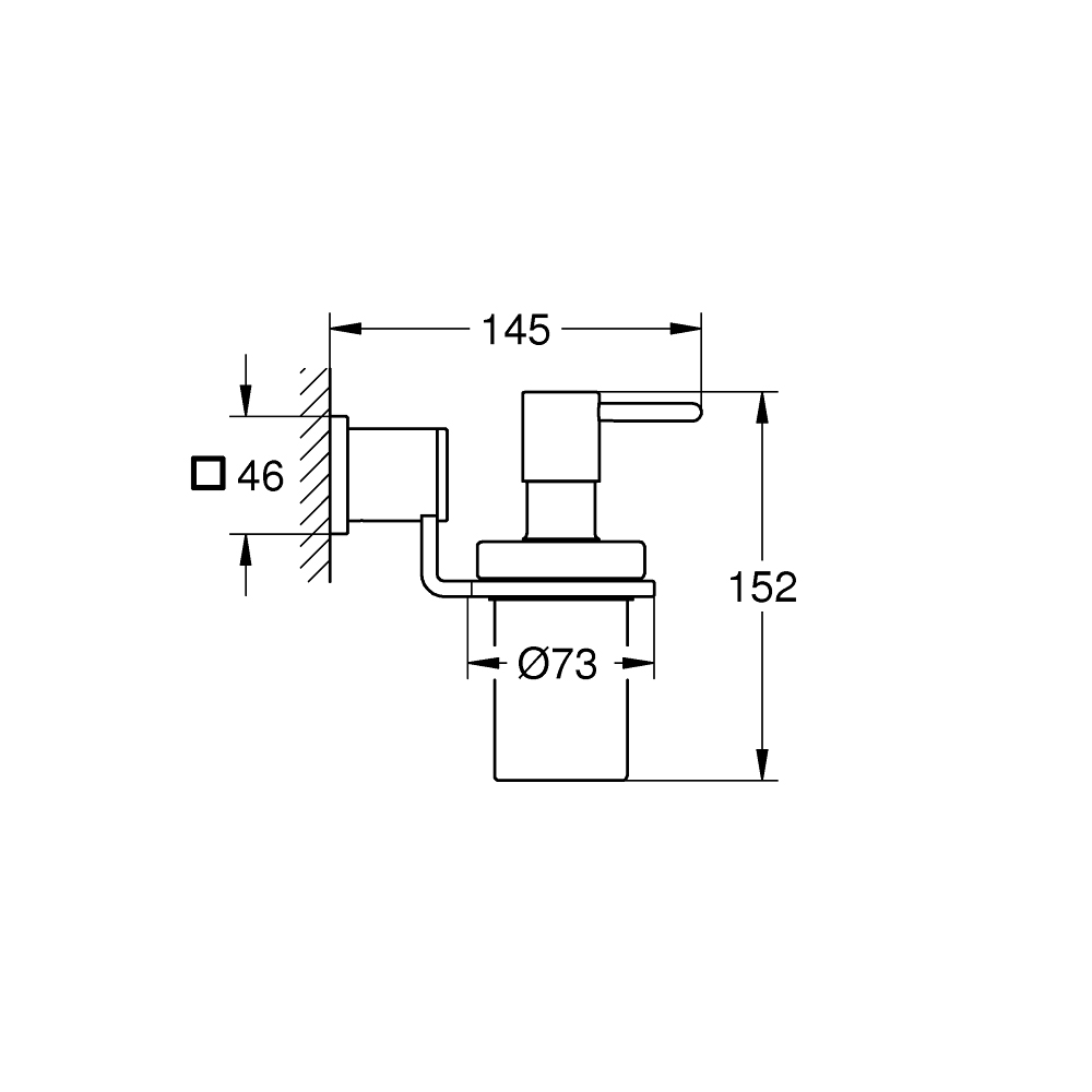 Bộ hộp xịt xà phòng Allure GROHE 40363000 - 2