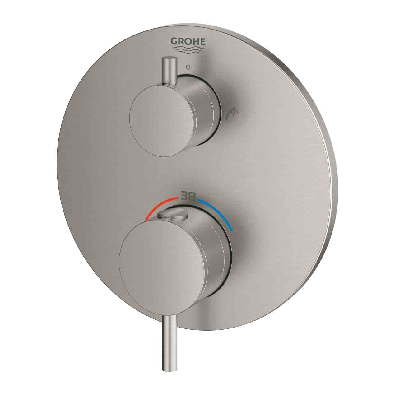Van nhiệt độ kèm chuyển hướng 2 đường Atrio GROHE 24138003 - 13