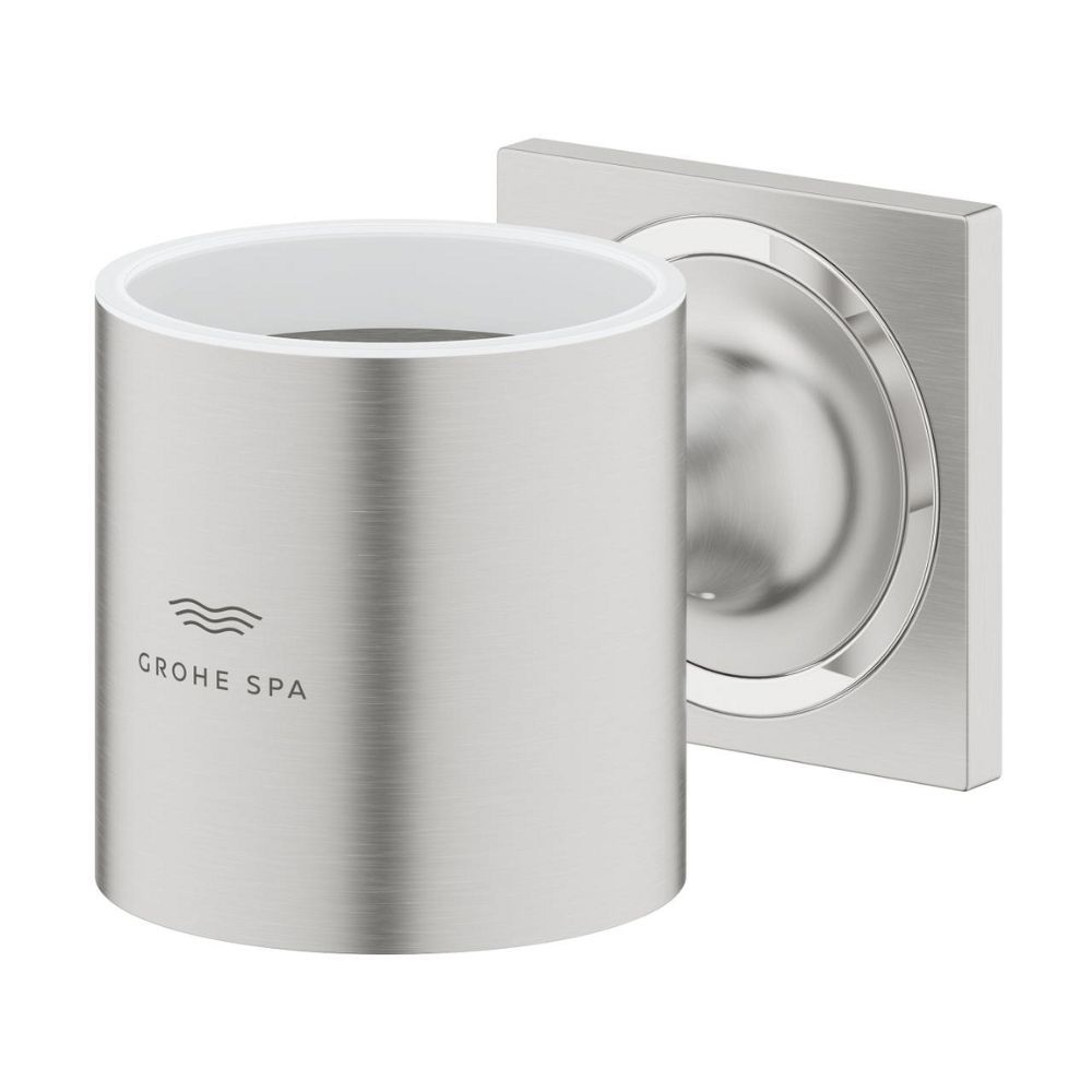 Giá đỡ ly thủy tinh hoặc dĩa và hộp xịt xà phòng Allure GROHE 40278001 - 9