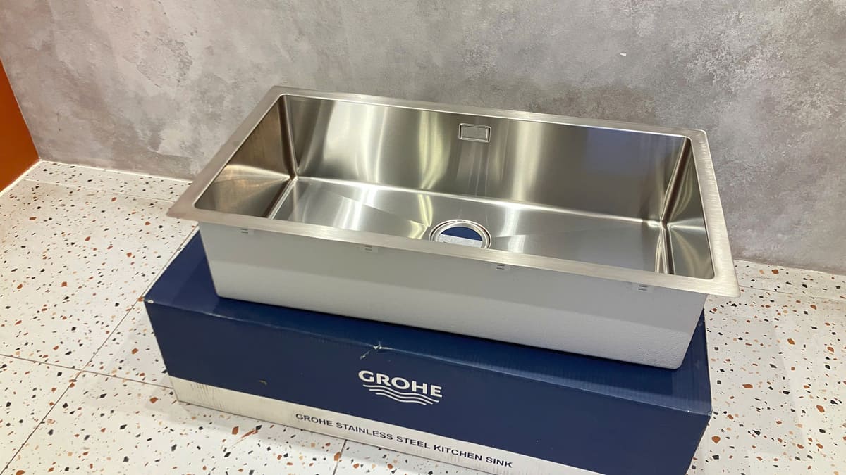 Chậu rửa chén 1 hộc AISI 304 K700 GROHE 31580SD1 - 5
