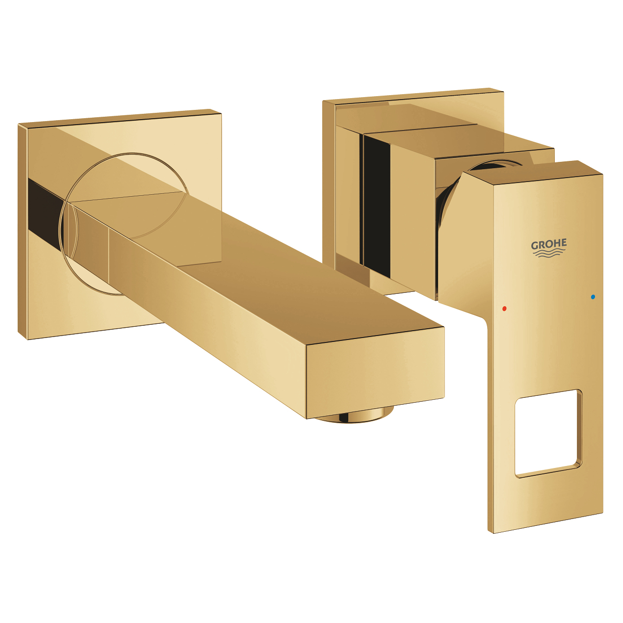 Vòi chậu nóng lạnh gắn tường 2 lỗ Eurocube GROHE 19895000