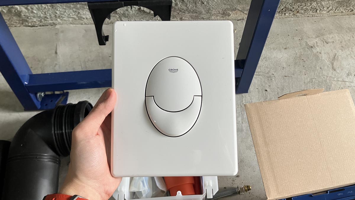 Két nước âm tường có khung 3 trong 1 GROHE 38722001 - 7