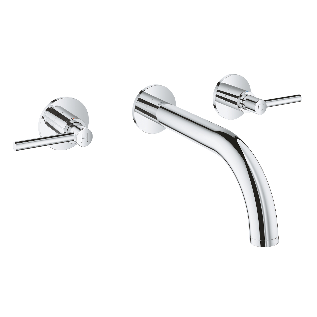 Vòi chậu nóng lạnh gắn tường 3 lỗ Atrio GROHE 20169003 - 4
