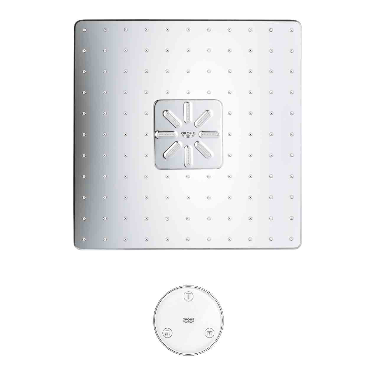 Bát sen tắm 2 chế độ kèm remote Rainshower SmartConnect 310 Cube GROHE 26645000 - 4