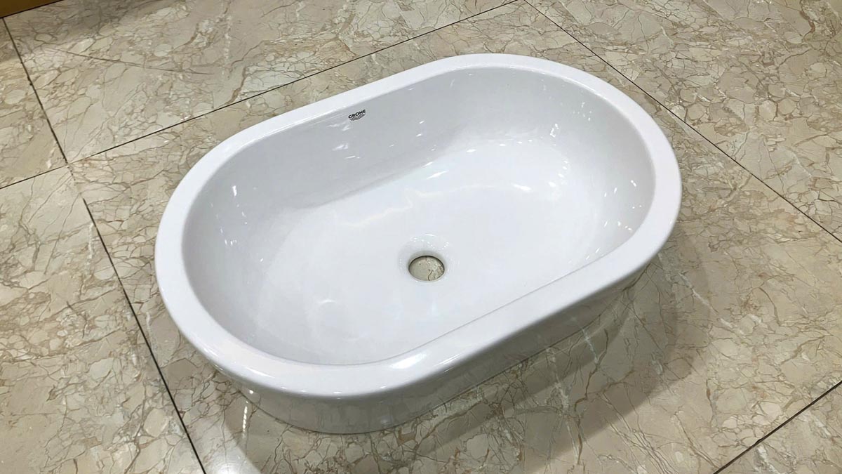 Chậu lavabo đặt bàn Eurocosmo GROHE 39122001 - 8