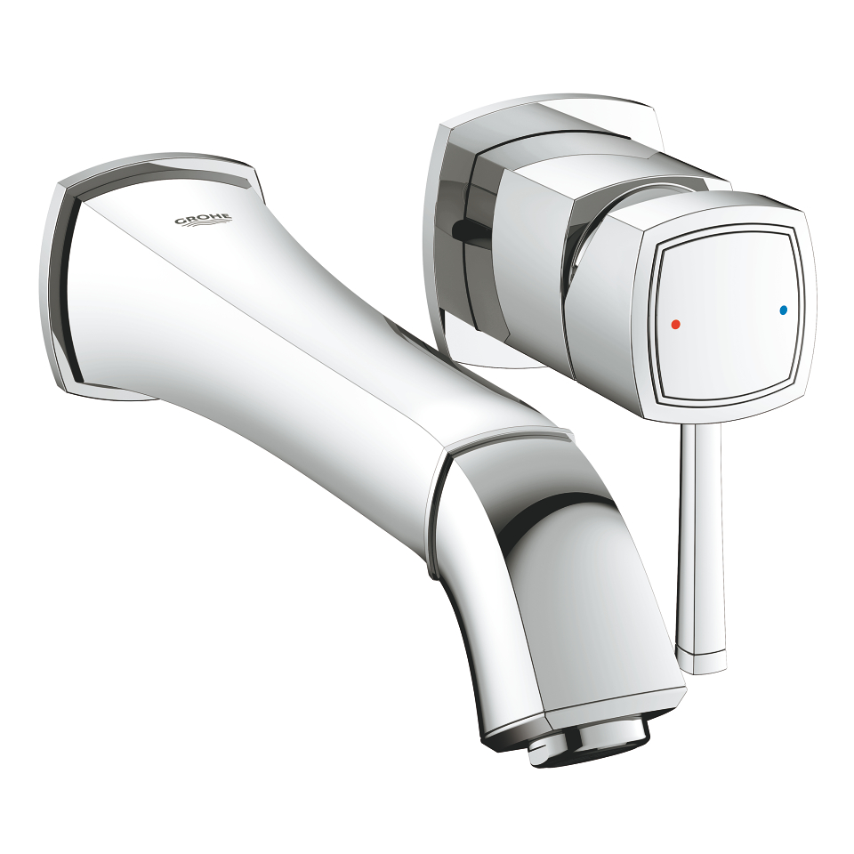 Vòi chậu nóng lạnh gắn tường 2 lỗ Grandera GROHE 19930000