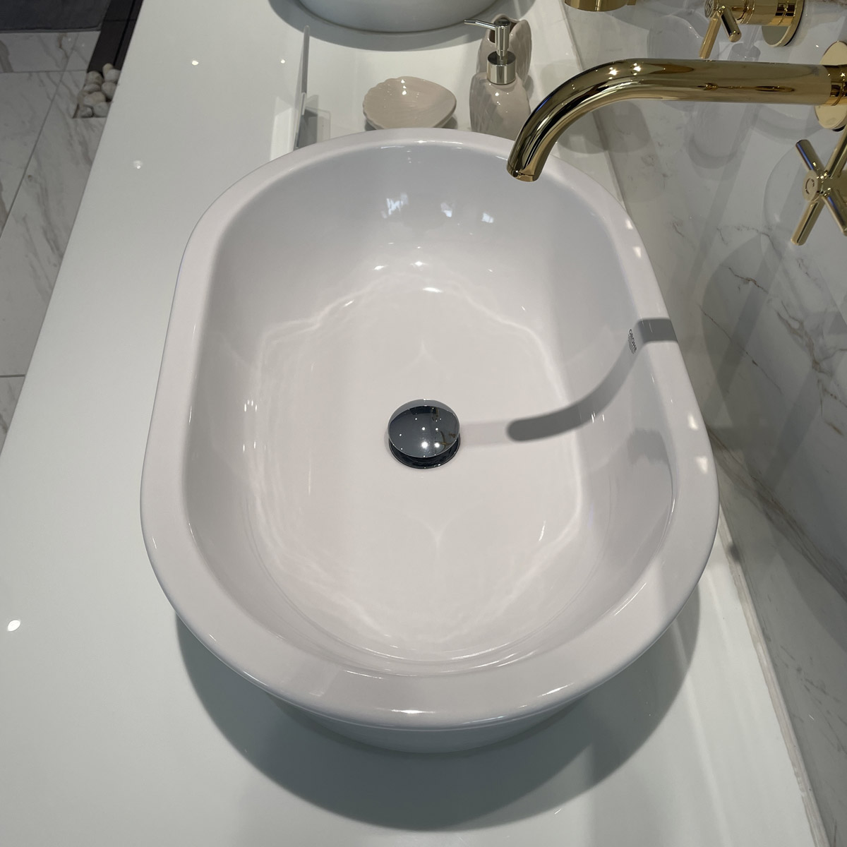 Chậu lavabo đặt bàn Eurocosmo GROHE 39122001 - 5