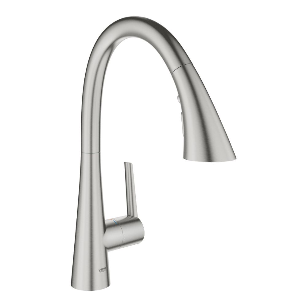 Vòi bếp dây rút nóng lạnh 2 chế độ phun Zedra GROHE 32294002