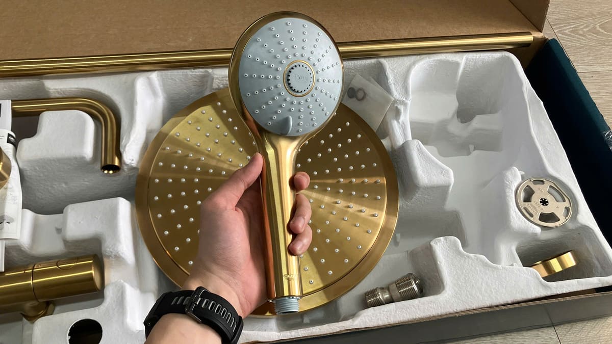 Bộ cây sen tắm ổn nhiệt Euphoria XXL Grohe 26075000 - 19