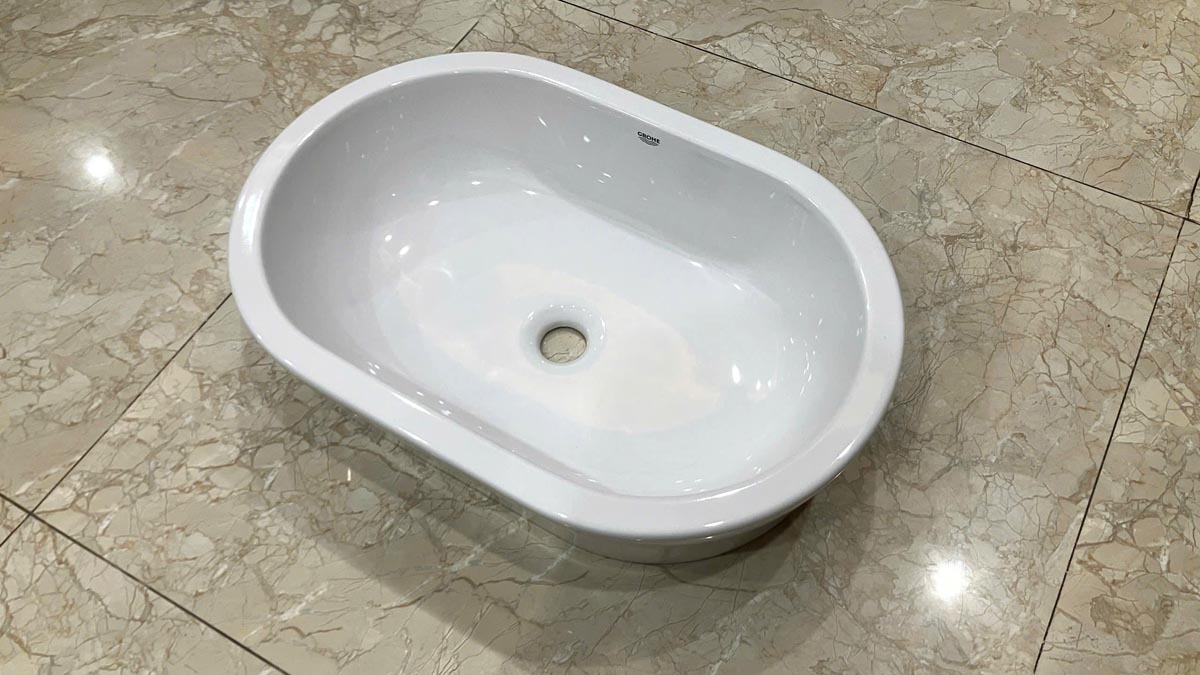 Chậu lavabo đặt bàn Eurocosmo GROHE 39122001 - 11