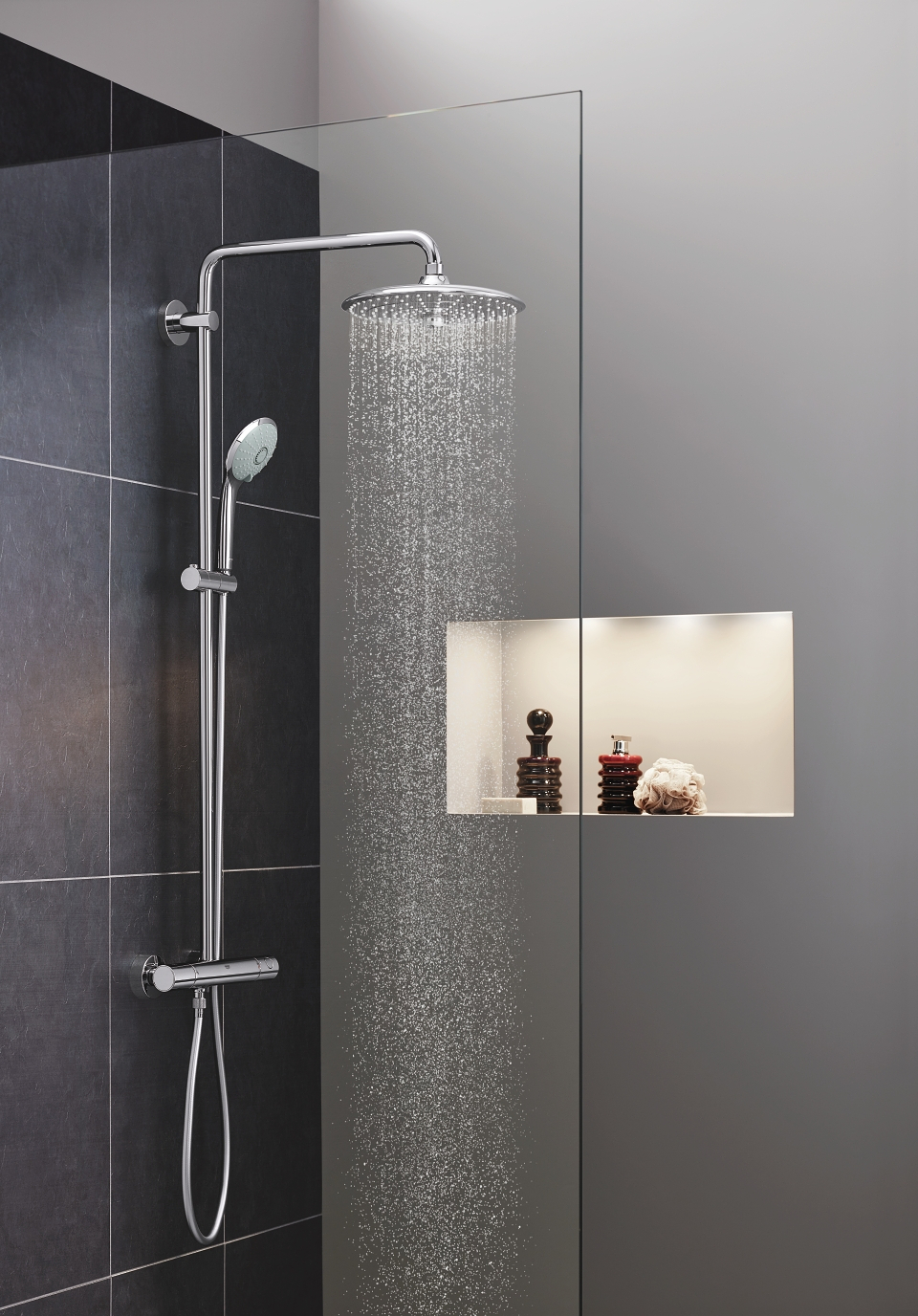 Bộ cây sen tắm ổn nhiệt Euphoria system Grohe 27475001 - 16