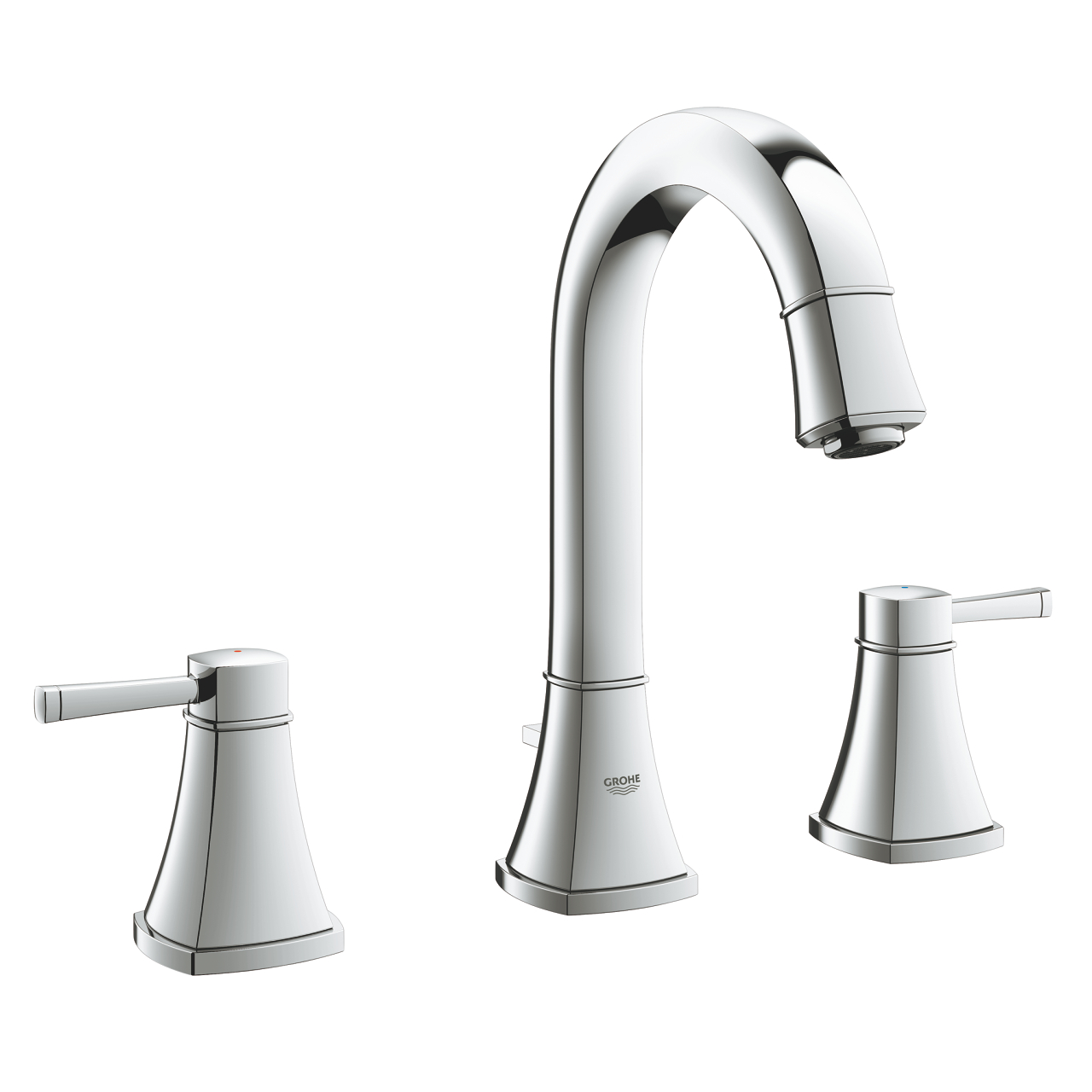 Vòi chậu nóng lạnh Grandera 3 lỗ Grohe 20389IG0 - 4