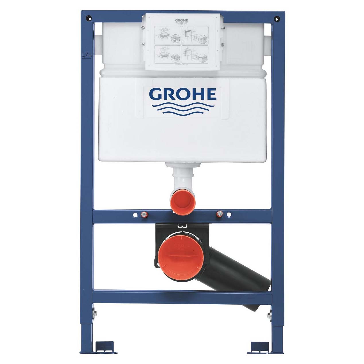 Két nước âm tường Rapid SL Element GROHE 38526000 - 3