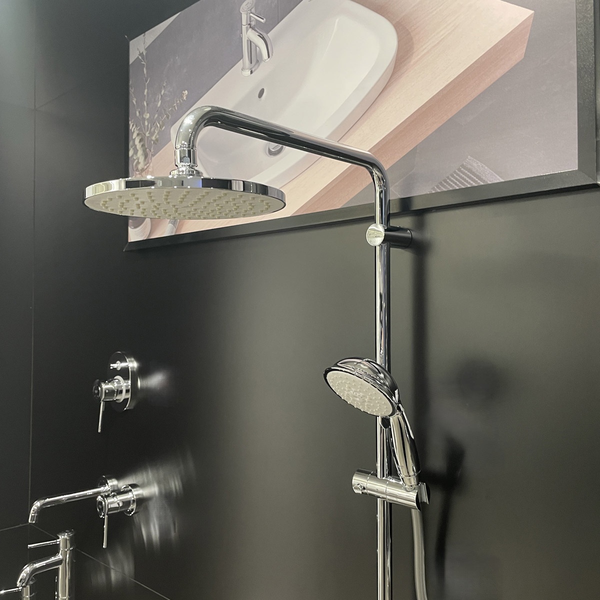 Thân sen cây tắm đứng Tempesta Rustic System 200 GROHE 26454001 - 10