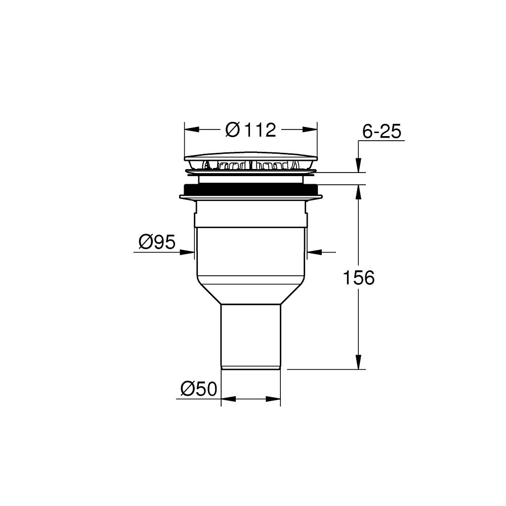 Bộ xả bồn tắm GROHE 49533000