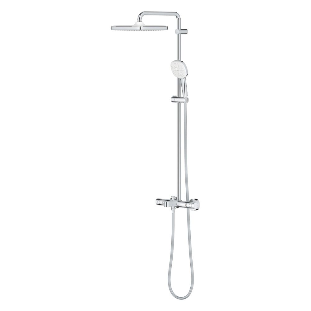 Bộ sen cây tắm đứng nhiệt độ Tempesta System 250 Cube GROHE 26975001 - 5