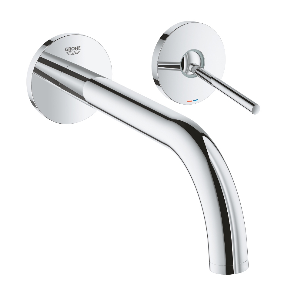 Vòi chậu nóng lạnh gắn tường 2 lỗ Atrio GROHE 19918003 - 4