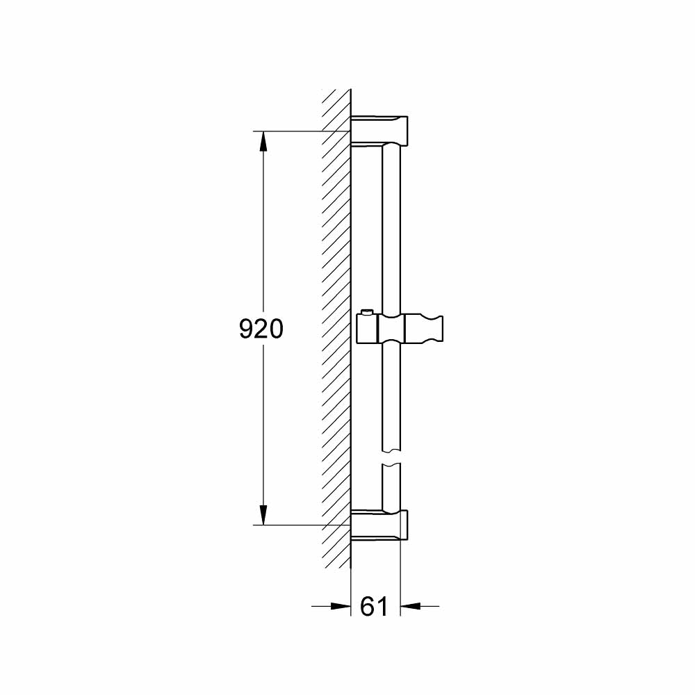 Thanh trượt tay sen Tempesta Cosmopolitan GROHE 27522000