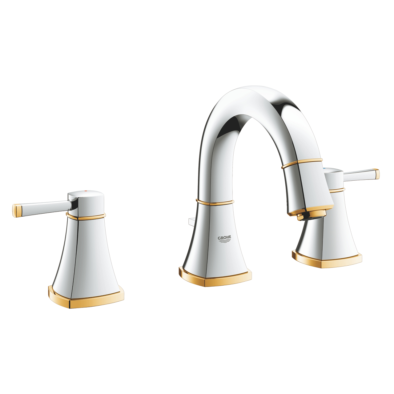 Vòi chậu nóng lạnh 3 lỗ thấp Grandera S-size GROHE 20417IG0