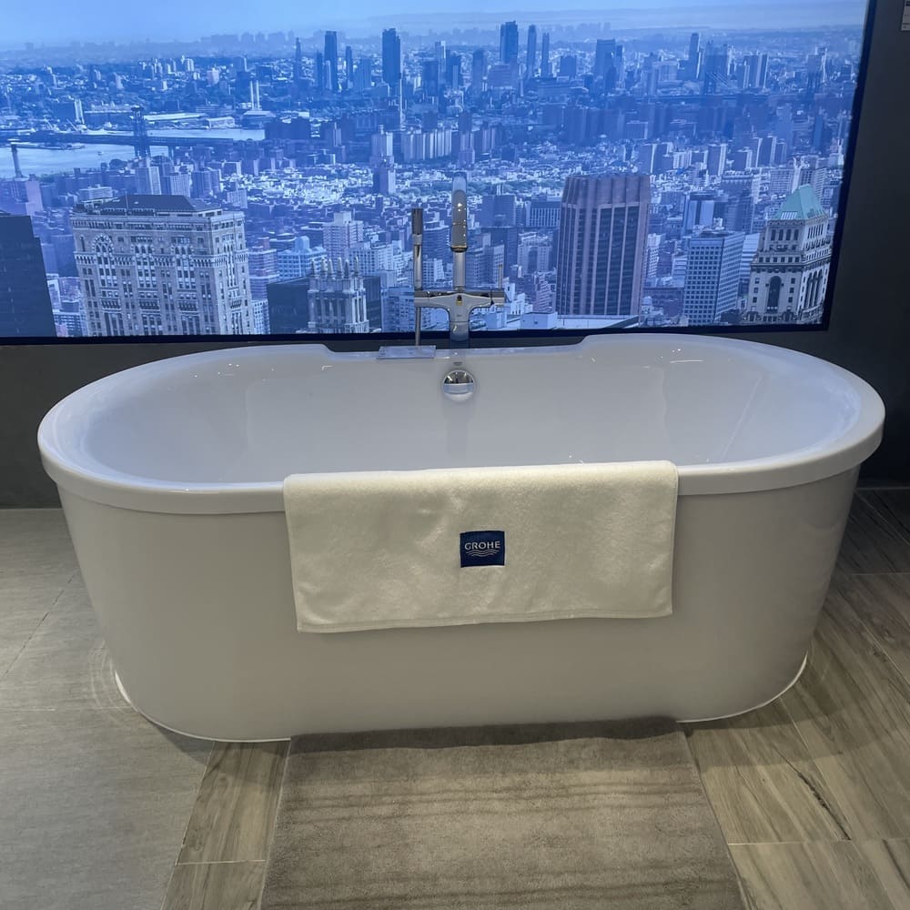 Bồn tắm xây 1m8 Eurocosmo Grohe 39154000 - 10
