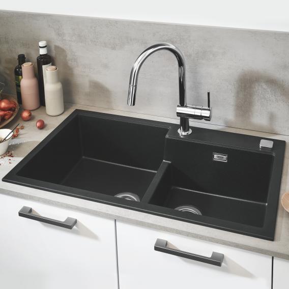 Chậu bếp đá thạch anh Composite K500 86x50cm GROHE 31649AP0 - 2