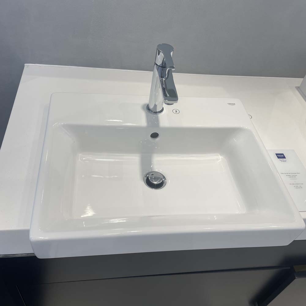 Chậu rửa mặt lavabo bán âm GROHE 3970800H - 7